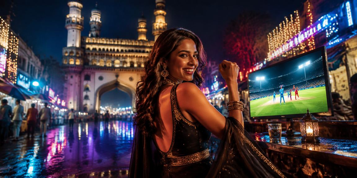 VIP player enjoying exclusive night market bonus in Hyderabad
