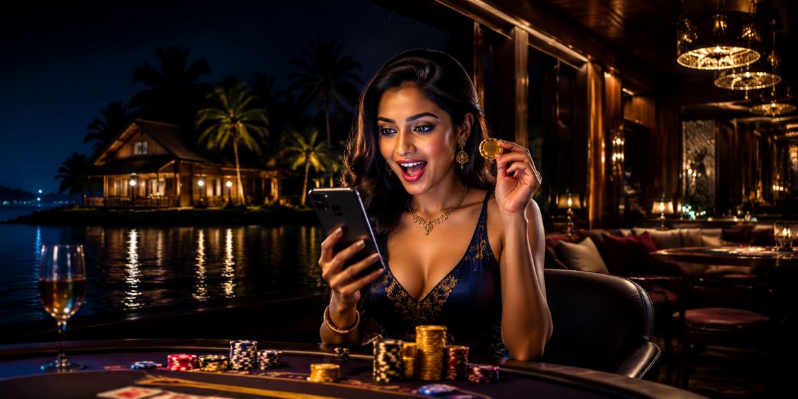 User celebrating casino bonus rewards on mobile